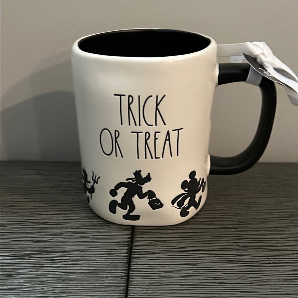 Disney x Rae Dunn Trick or Treat Mug - Black and White